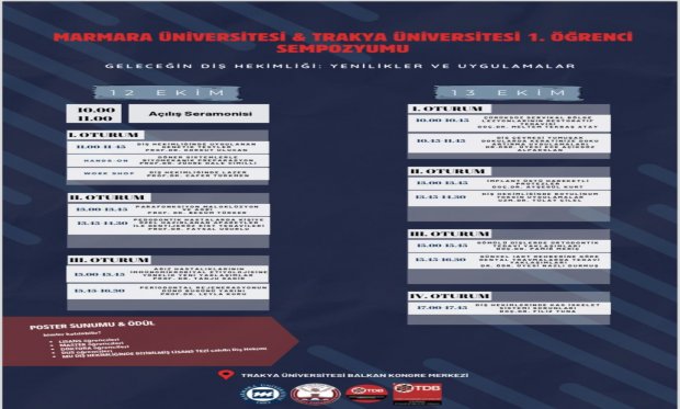 Marmara Üniversitesi & Trakya Üniversitesi I.Ulusal Öğrenci Sempozyumu